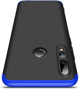 - GKK 3 in 1 Hard PC Case Huawei P Smart+ 2019 Blue/Black #I/S 3