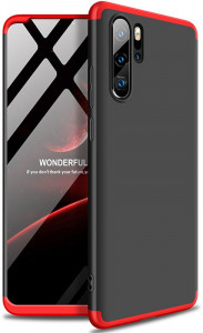 - GKK 3 in 1 Hard PC Case Huawei P30 Pro Red/Black #I/S