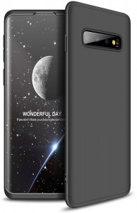 - GKK 3 in 1 Hard PC Case Samsung Galaxy S10 Black