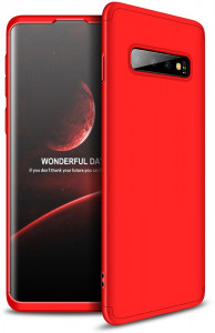 - GKK 3 in 1 Hard PC Case Samsung Galaxy S10 Red #I/S