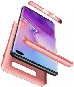 - GKK 3 in 1 Hard PC Case Samsung Galaxy S10+ Rose Gold #I/S 3