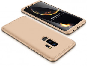 - GKK 3 in 1 Hard PC Case Samsung Galaxy S9+ Gold