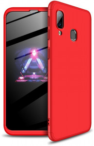 - GKK 3 in 1 Hard PC Case Samsung Galaxy A40 Red