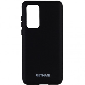  Silicone Cover Getman for Magnet Huawei P40  / Black