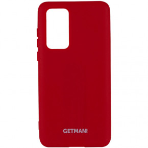  Silicone Cover Getman for Magnet Huawei P40  / Red