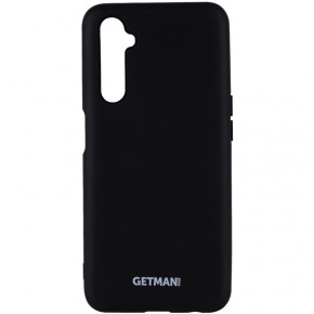  Silicone Cover Getman for Magnet Realme 6  / Black