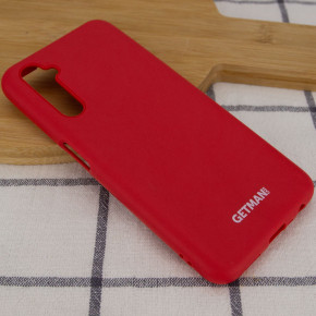  Silicone Cover Getman for Magnet Realme 6  / Red 3