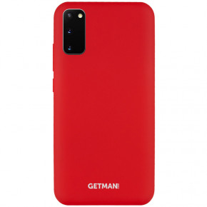  Silicone Cover Getman for Magnet Samsung Galaxy S20  / Red