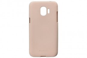   TPU Goospery Soft Feeling Jelly  Samsung J2 2018 J250 Pink Sand (8809550415430)