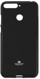   TPU Goospery Pearl Jelly  Huawei Y6 2018 Black (8809610540553)