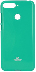   TPU Goospery Pearl Jelly  Huawei Y6 2018 Mint (8809610540638)