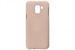   TPU Goospery Soft Feeling Jelly  Samsung J6 J600 Pink Sand (8809621260617)