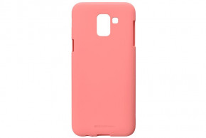   TPU Goospery Soft Feeling Jelly  Samsung J6 J600 Pink (8809621260655)