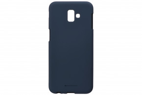   TPU Goospery Soft Feeling Jelly  Samsung J6 Plus J610 Midnight Blue (8809621301167