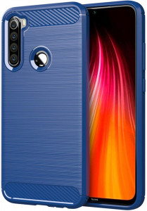 - Ipaky Slim Anti-Fingerprint TPU Case Xiaomi Redmi Note 8 Blue