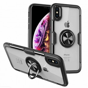  Primolux Ring Magnetic Stand Apple iPhone Xs Max - Black 3