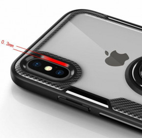  Primolux Ring Magnetic Stand Apple iPhone Xs Max - Black 6