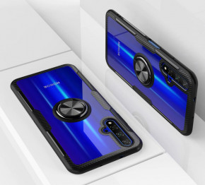  Primolux Ring Magnetic Stand Huawei Nova 5T / Honor 20 - Black 4