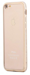 - Shengo TPU Phone Case Diamond iPhone 7 Gold