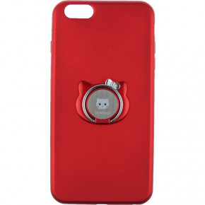 - Shengo Soft-touch holder TPU Case iPhone 6 Plus/6S Plus Red