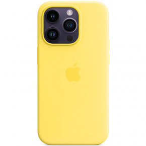   Silicone Full Case AAA MagSafe IC Apple iPhone 14 Canary Yellow (Orig14CanaryYellow)