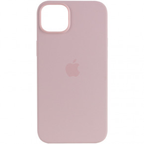   Silicone Full Case AAA MagSafe IC Apple iPhone 14 (Orig14ChalkPink)