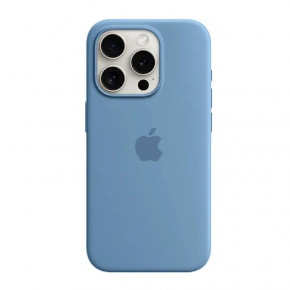   Silicone Full Case AAA MagSafe IC Apple iPhone 15 Blue (Orig15Blue)