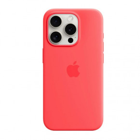   Silicone Full Case AAA MagSafe IC Apple iPhone 15 (Orig15Guava)