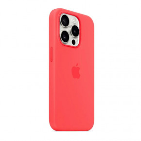   Silicone Full Case AAA MagSafe IC Apple iPhone 15 (Orig15Guava) 3