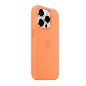   Silicone Full Case AAA MagSafe IC Apple iPhone 15 Orange (Orig15Orange) 3