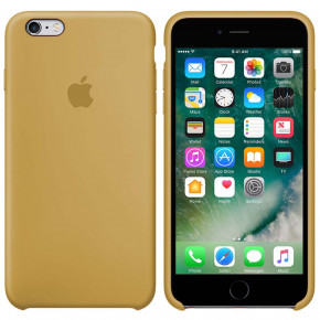    Silicone case for iPhone 6S (28) gold