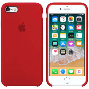    Silicone Case for iPhone SE red