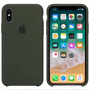    Silicone Case for iPhone X dark olive