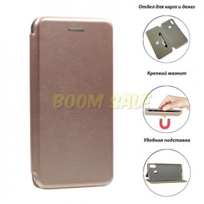  TTech Leather Book Series  Samsung J4 Plus 2018 (J415) Rose Gold 3