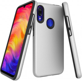 - Toto Triangle TPU+PC Case Xiaomi Redmi Note 7 Silver 3