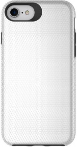 - Toto Triangle TPU+PC Case Apple iPhone 7/8 Silver