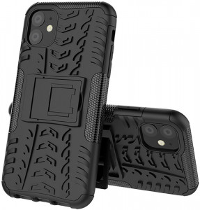 - TOTO Dazzle Kickstand 2 in 1 Case Apple iPhone 11 Black #I/S 7