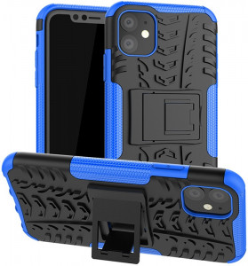 - Toto Dazzle Kickstand 2 in 1 Case Apple iPhone 11 Blue