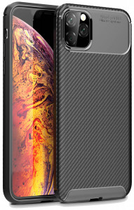 - Toto TPU Carbon Fiber 1,5mm Case Apple iPhone 11 Pro Max Black