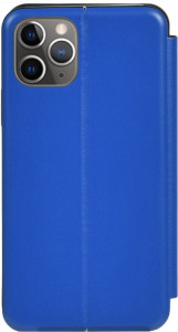 - Toto Book Rounded Leather Case Apple iPhone 11 Pro Max Navy Blue