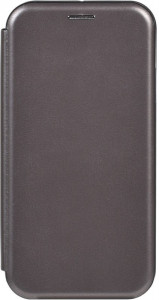 - Toto Book Rounded Leather Case Apple iPhone 11 Gray 3