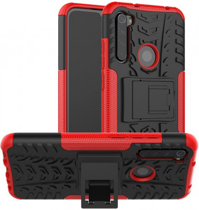 - Toto Dazzle Kickstand 2 in 1 Case Xiaomi Redmi Note 8 Red