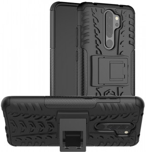 - Toto Dazzle Kickstand 2 in 1 Case Xiaomi Redmi Note 8 Pro Black