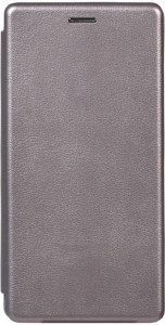 - TOTO Book Rounded Leather Case Samsung Galaxy A70s Gray #I/S