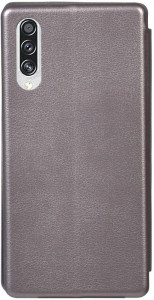 - TOTO Book Rounded Leather Case Samsung Galaxy A70s Gray #I/S 3