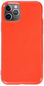 - Toto TPU Carbon Fiber 2,0mm Case Apple iPhone 11 Pro Max Red