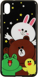 - Toto Cartoon Print Glass Case Xiaomi Redmi 7A Line friends all about