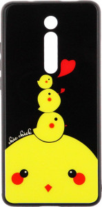 - Toto Cartoon Print Glass Case Xiaomi Mi 9T/Mi 9T Pro/Redmi K20/K20 Pro Chicken Chick