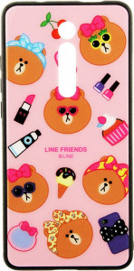 - Toto Cartoon Print Glass Case Xiaomi Mi 9T/Mi 9T Pro/Redmi K20/K20 Pro Line friends Linc