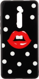 - Toto Cartoon Print Glass Case Xiaomi Mi 9T/Mi 9T Pro/Redmi K20/K20 Pro Red Lips